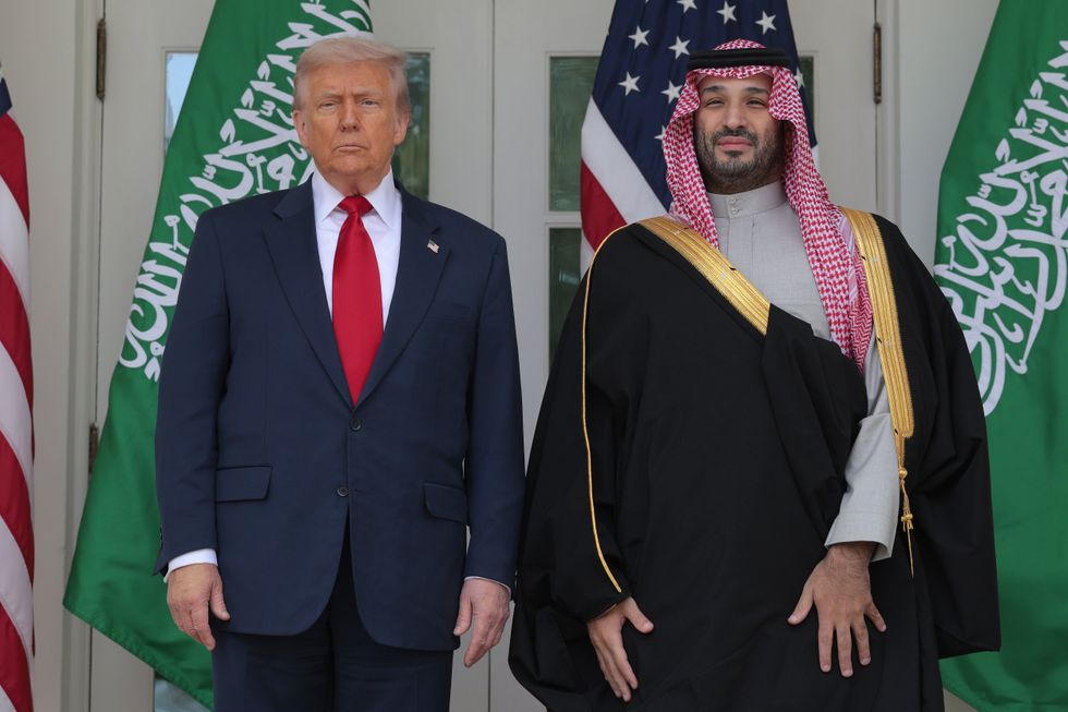 Donald Trump and Mohammed bin Salman