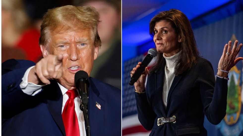 Donald Trump and Nikki Haley