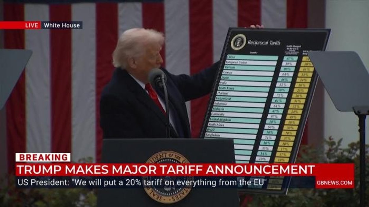 Donald Trump tariffs on Britain CONFIRMED as President hails 'declaration of economic independence' and blasts UK and world for 'raping' America