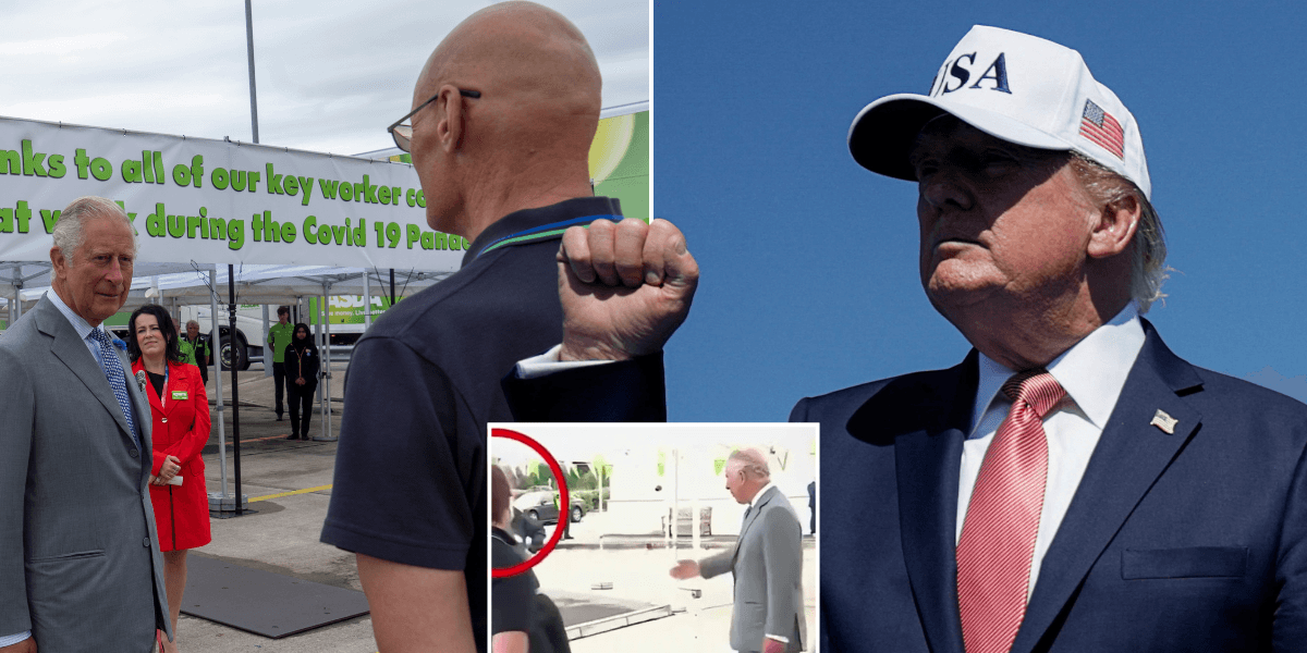 Donald Trump shares manipulated footage of King Charles ignoring fainting Asda worker