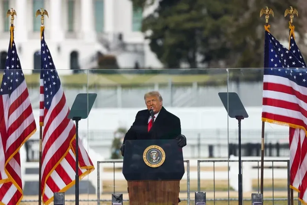 Donald Trump capitol building speech