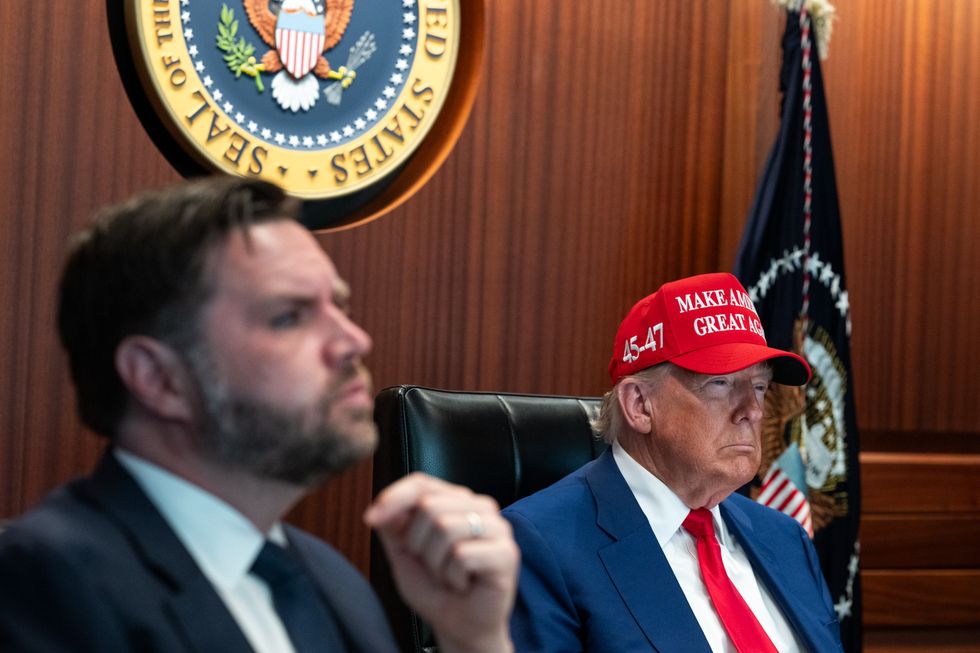 Donald Trump in the Situation Room