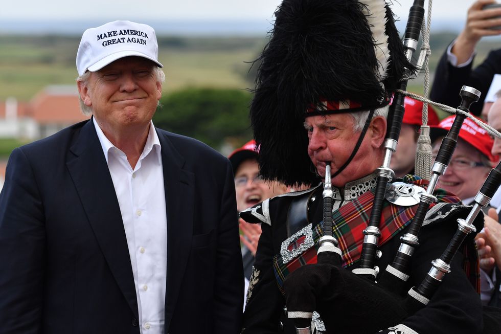 Donald Trump left red-faced after losses at Scottish golf course DOUBLE to \u00a31.4m
