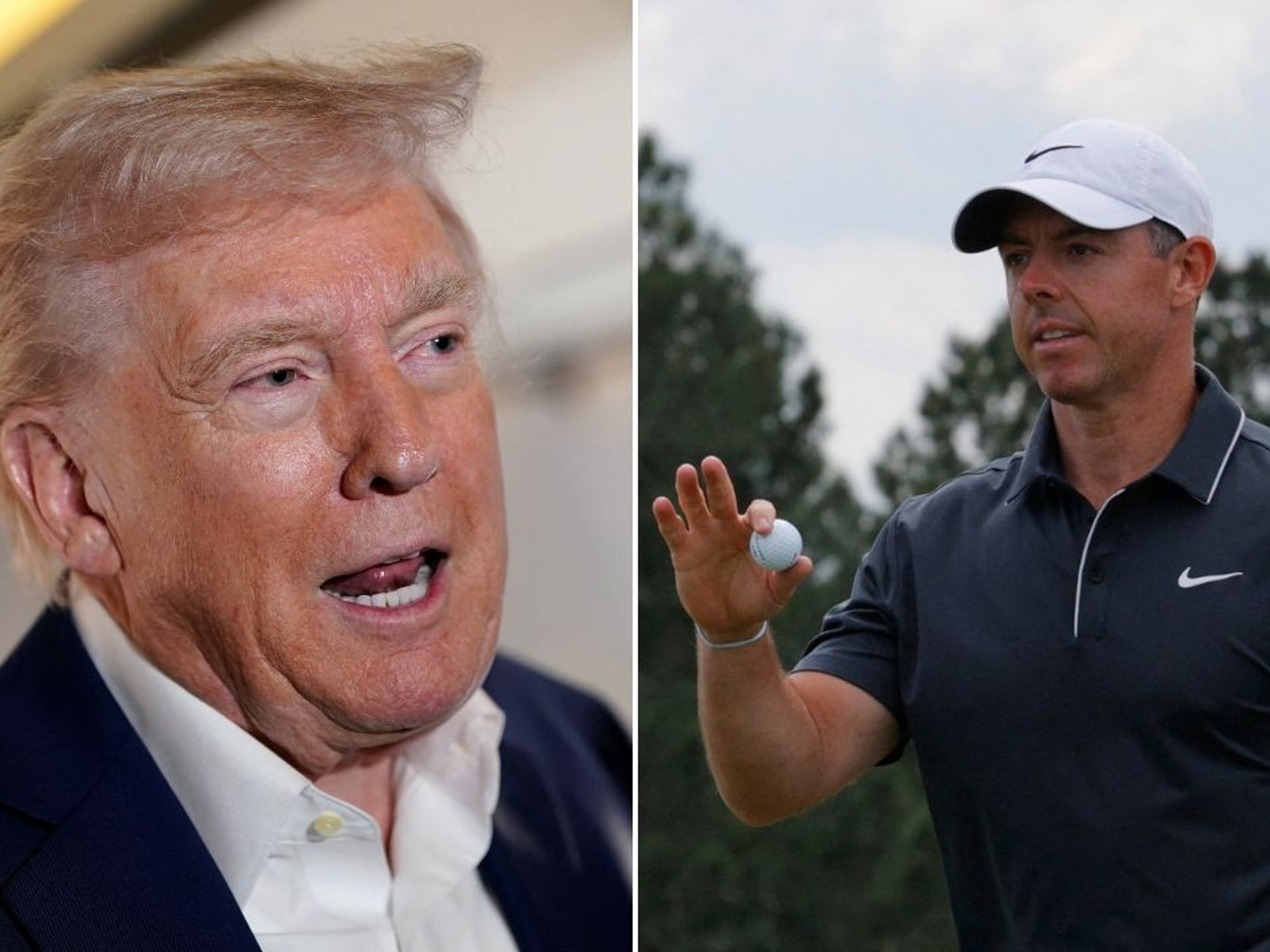 Donald Trump Rory McIlroy