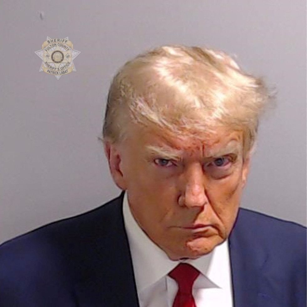 Donald Trump's Fulton County jail mugshot