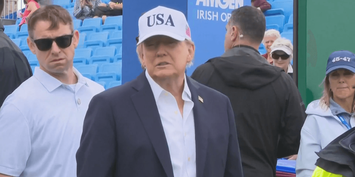 Donald Trump says he ‘won’t talk about Scotland yet’ amid Irish unification remarks fallout: ‘I’ll save that!’