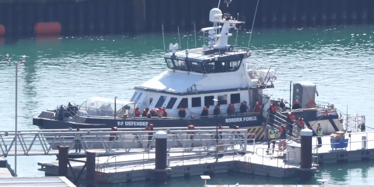 Small boat migrant rushed to hospital after arriving in Dover as Channel crossings enter second day