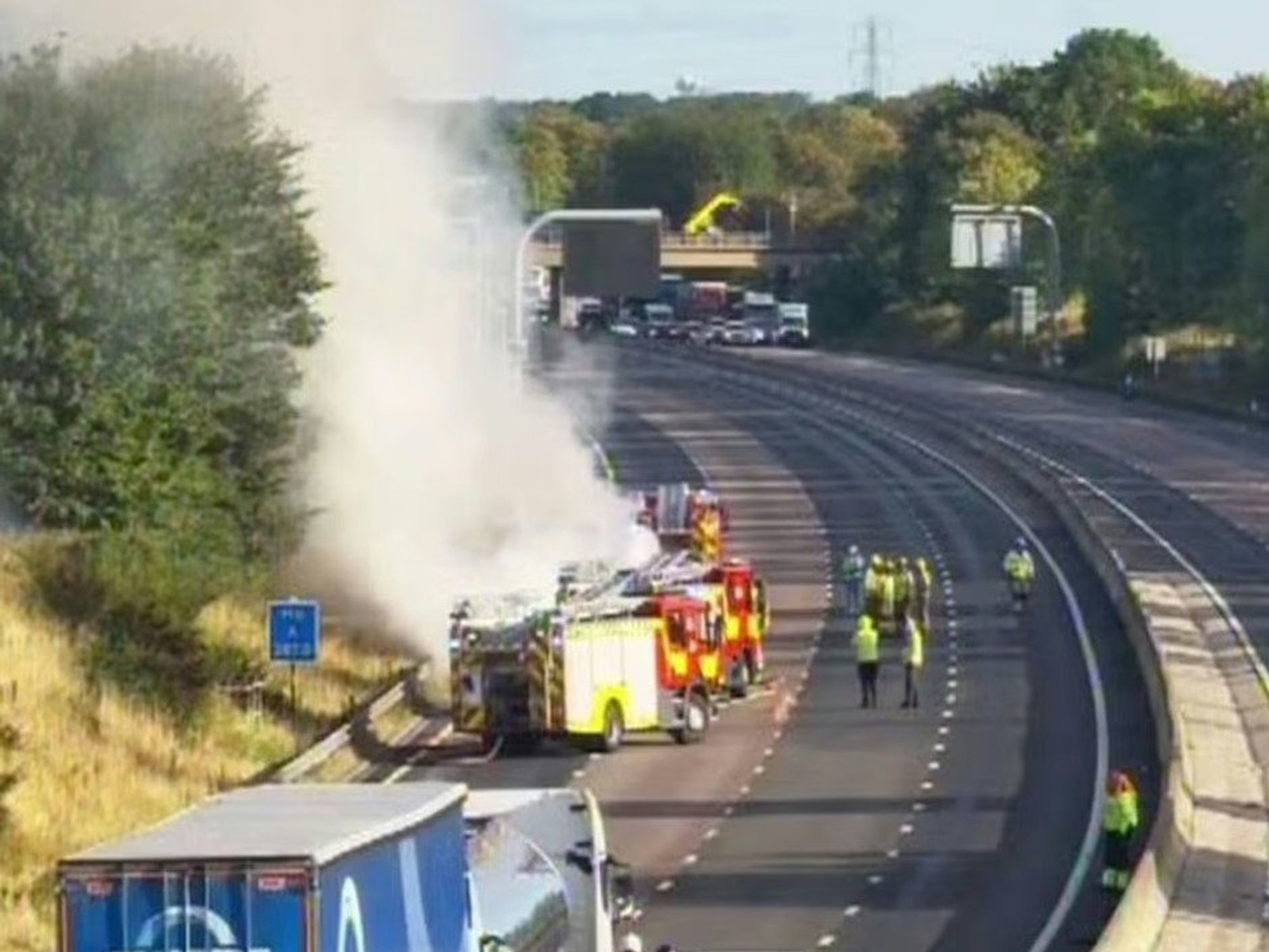 Drivers are facing almost two hours of delays on the M6 this morning