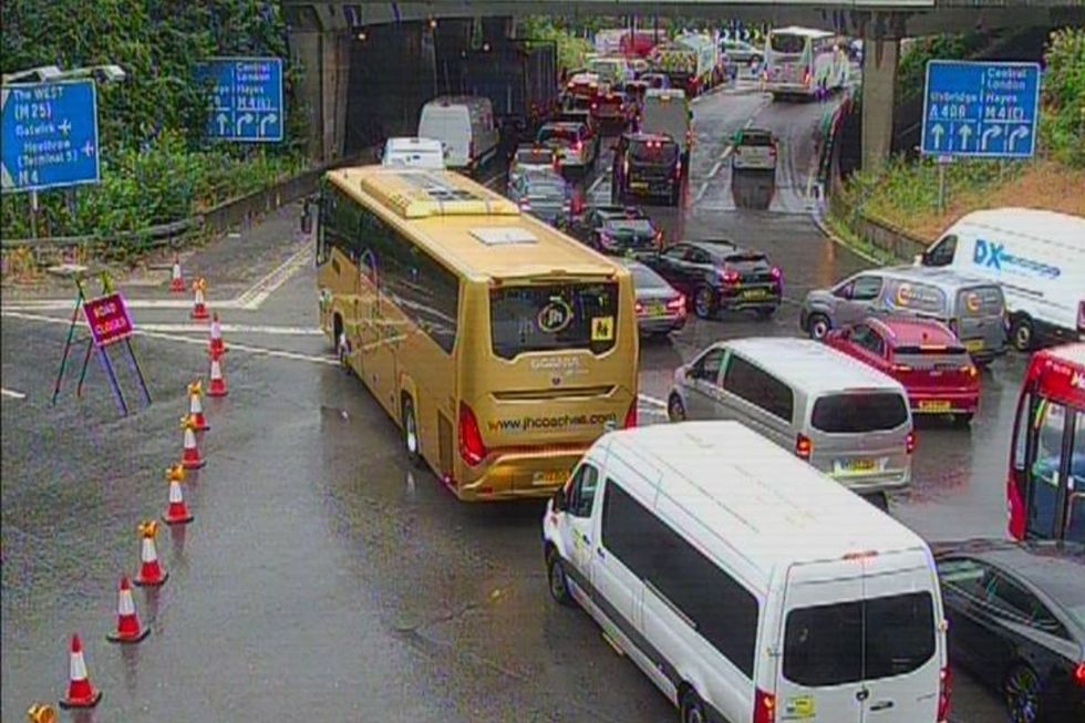 Drivers are facing lengthy delays on the M4 this morning following an accident \u200b