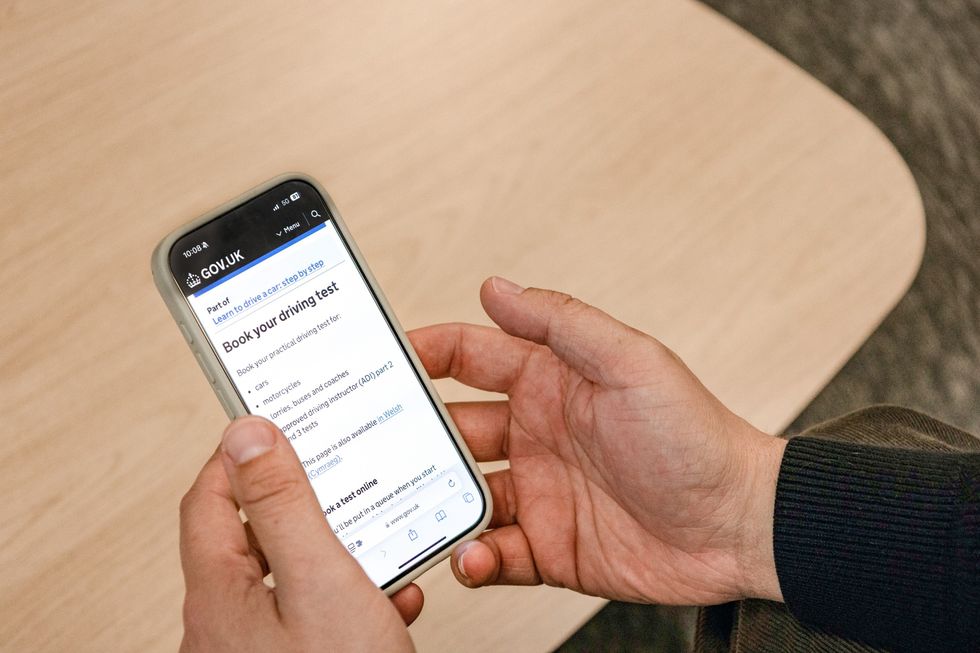 Driving test booking site
