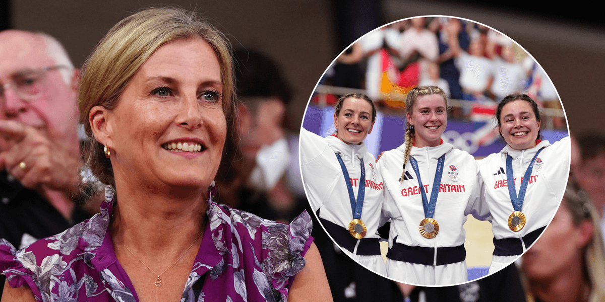 Duchess of Edinburgh wipes away tears as Team GB break world record and win Olympic gold