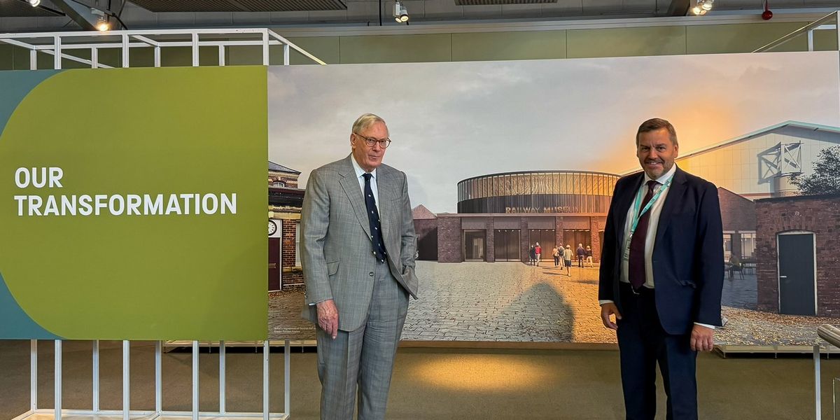 Duke of Gloucester previews landmark transformation of York's National Railway Museum