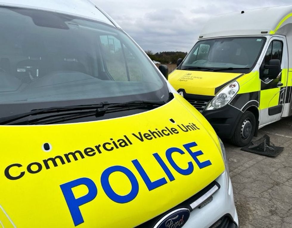 DVSA police vehicle