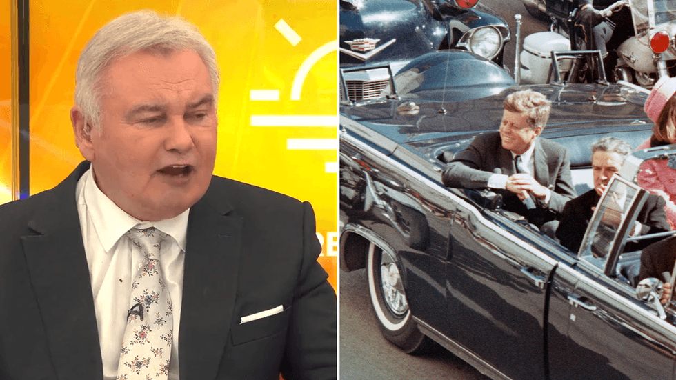 Eamonn Holmes and John F Kennedy