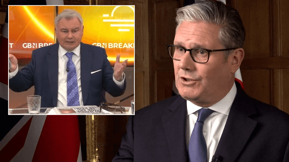 Eamonn Holmes and Keir Starmer