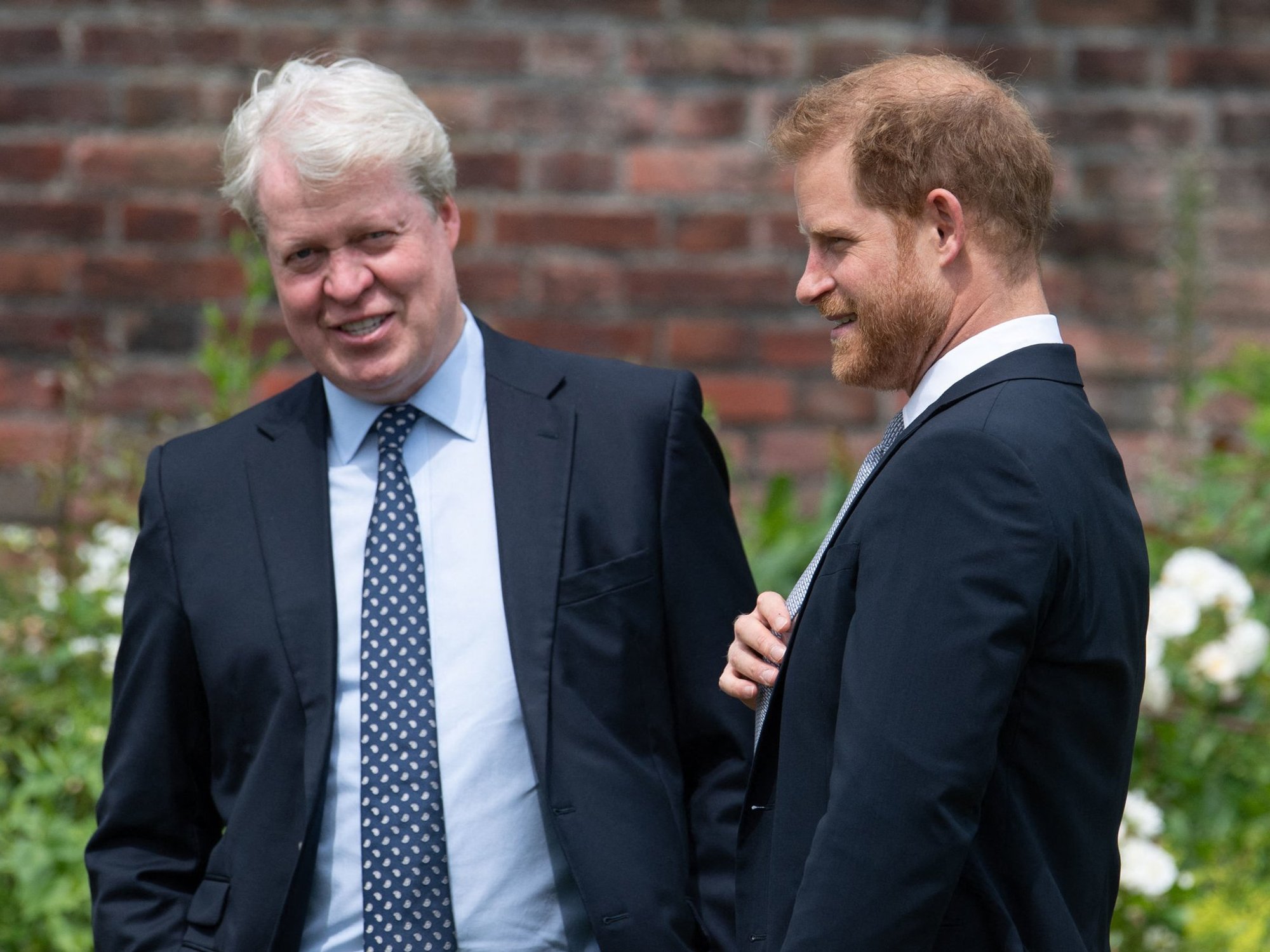Earl Spencer and Prince Harry
