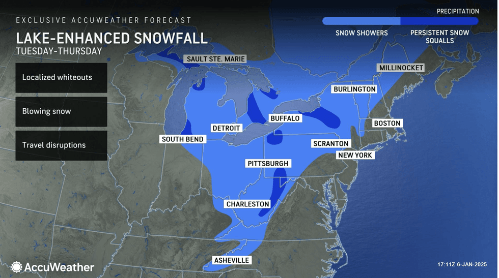 Eastern states weather forecast
