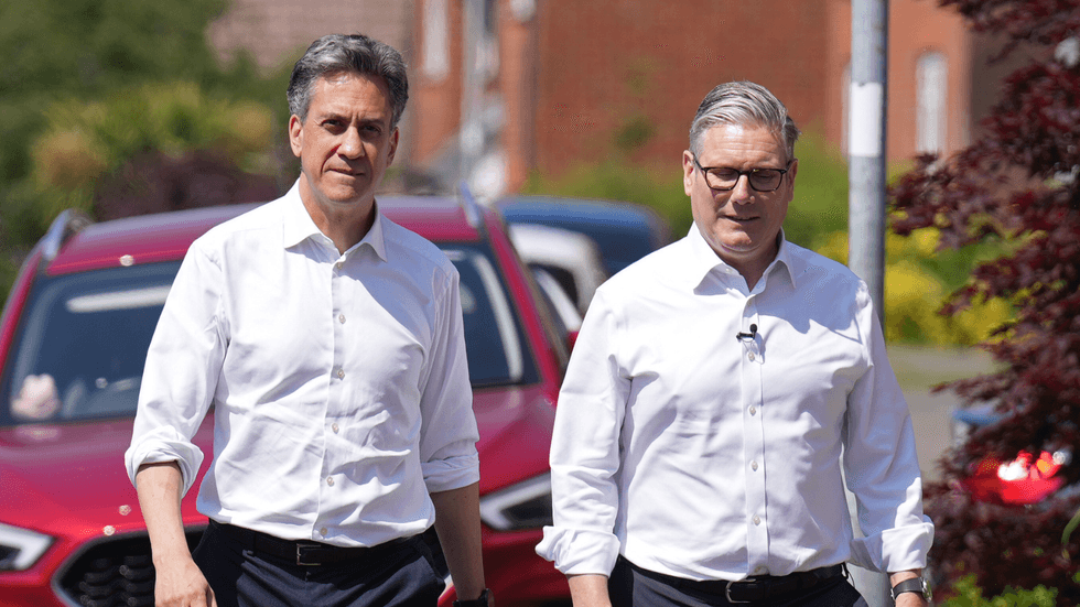 Ed Miliband and Sir Keir Starmer