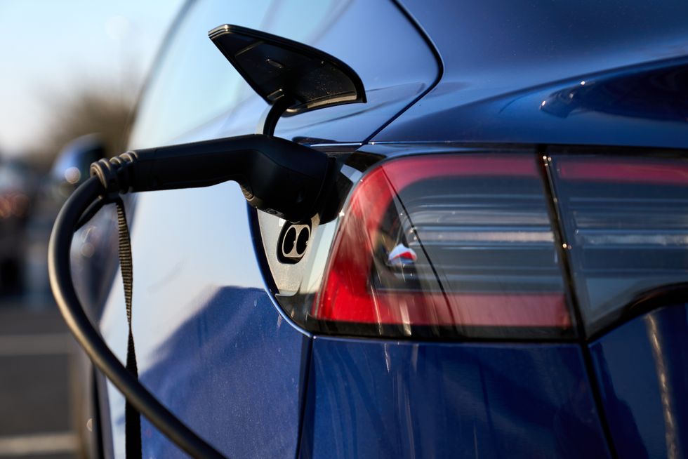 Electric cars charging