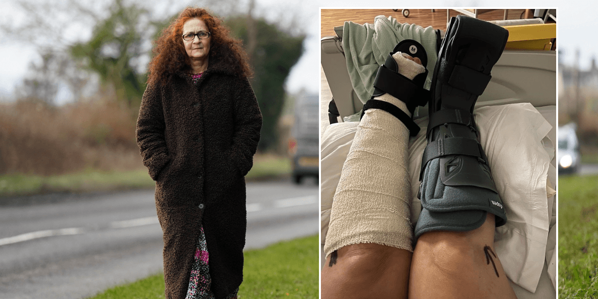 American driver who fled UK after crashing into nurse leaving her unable to walk for six weeks arrested in the US