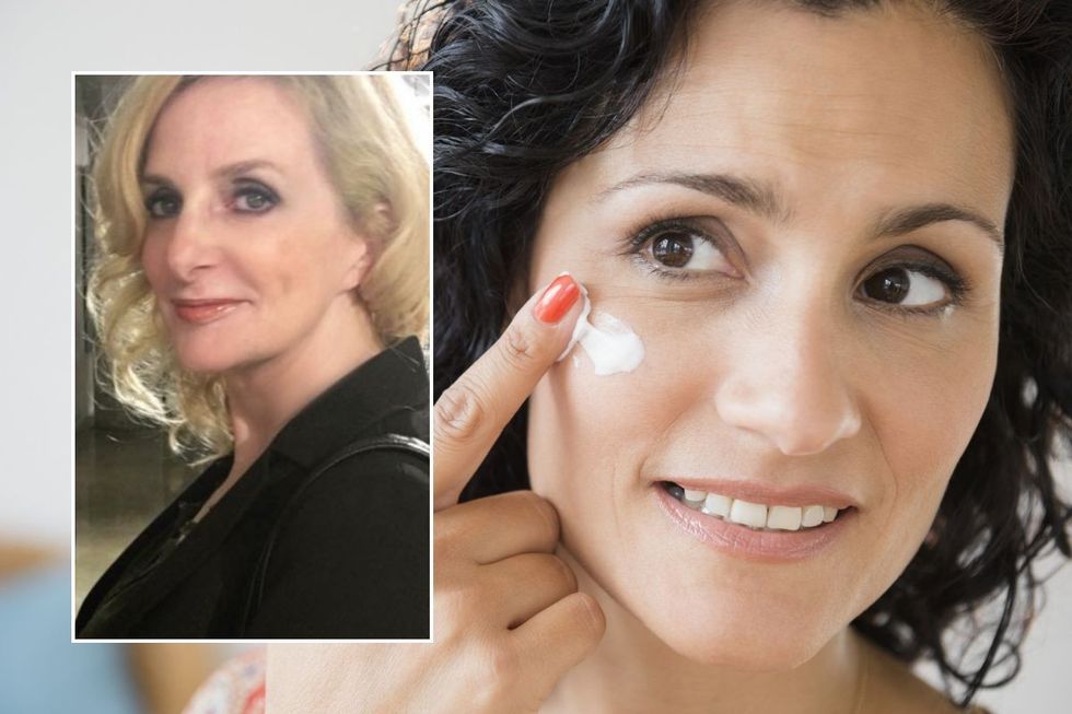 Elizabeth Kanna / Women applying sunscreen
