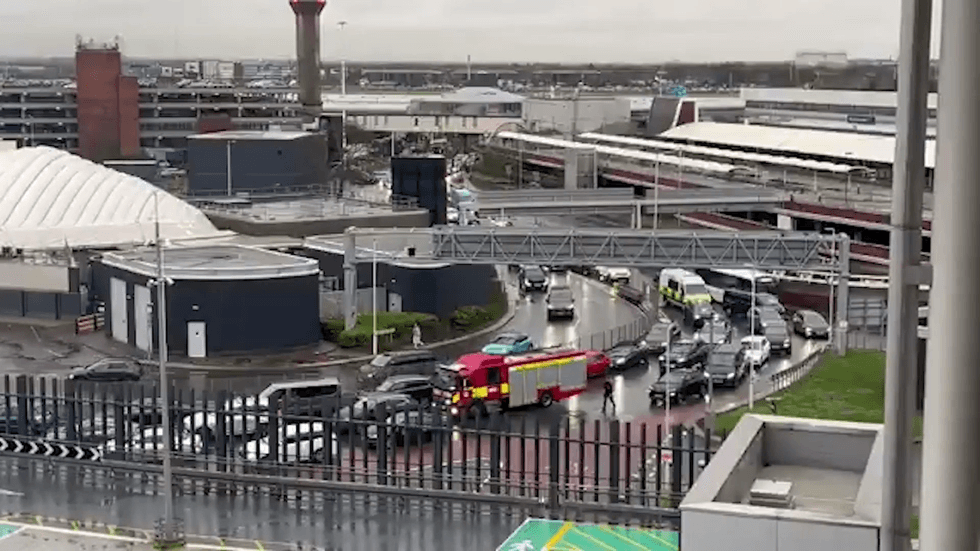 Emergecy services at Heathrow