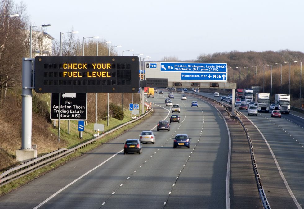 Emergency area on motorway
