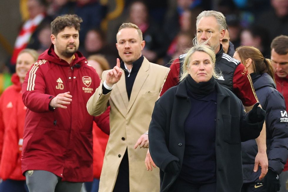 Emma Hayes called out Jonas Eidevall for showing 'male aggression'