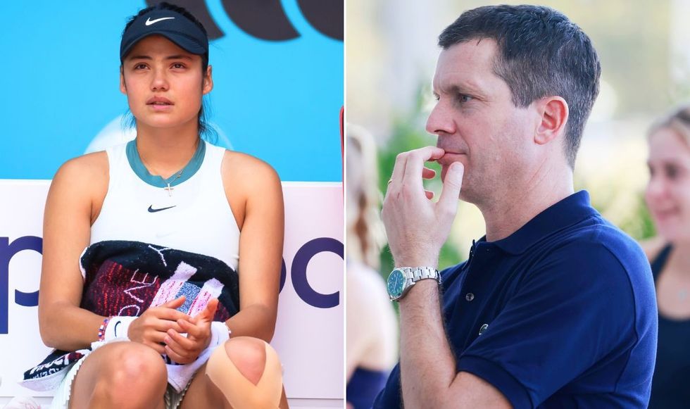 Emma Raducanu and Tim Henman