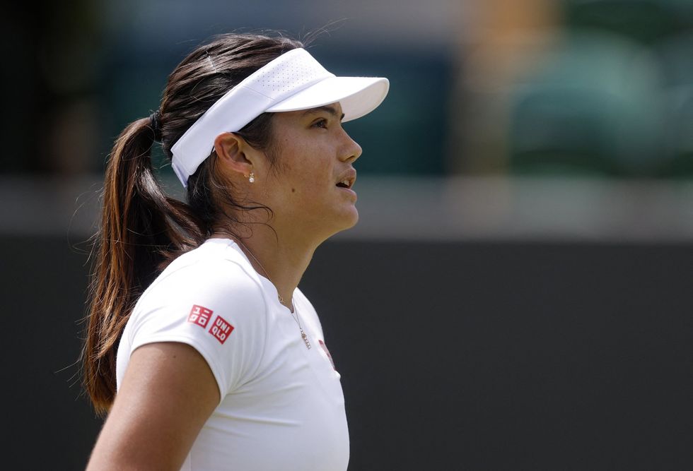 Emma Raducanu cut short her training on Saturday in worrying scenes