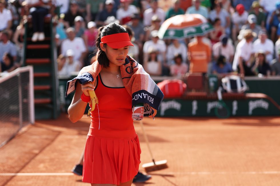 Emma Raducanu has admitted she cannot see herself playing in her forties