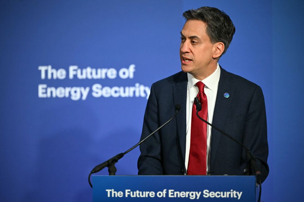 Energy Secretary Ed Miliband