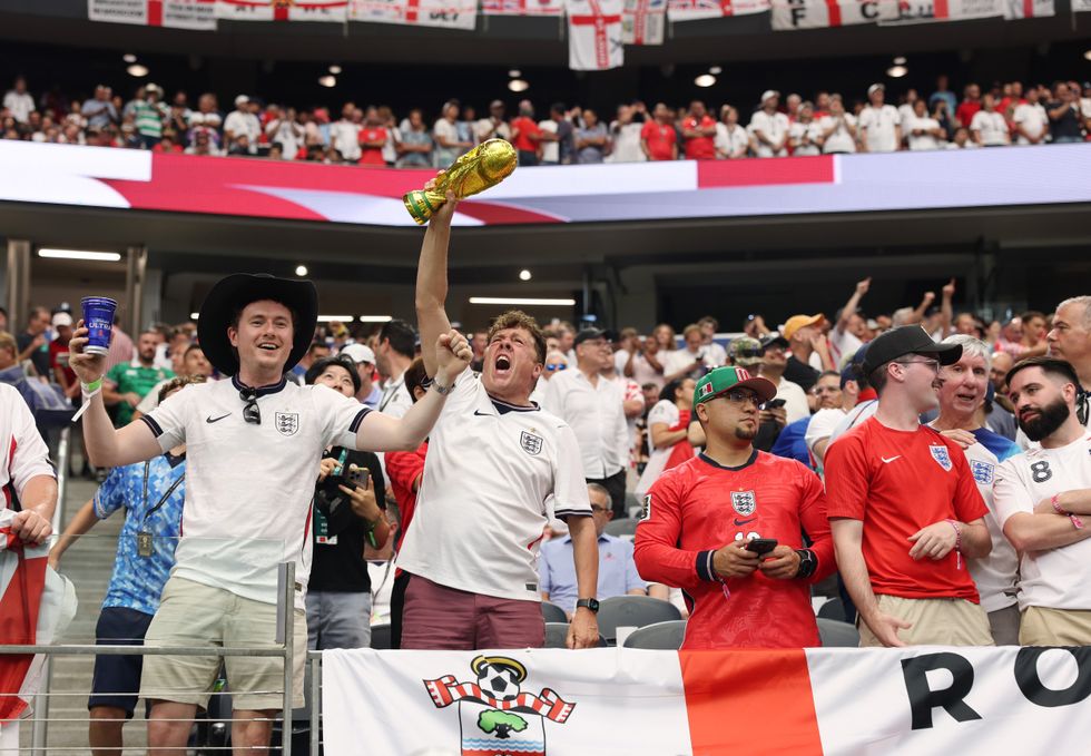 England fans at the 2026 World Cup