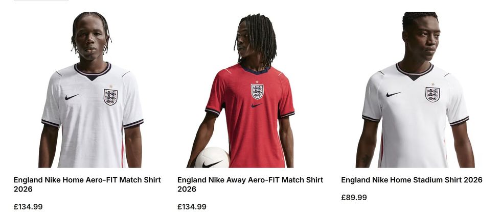 England kits have reached exorbitant prices