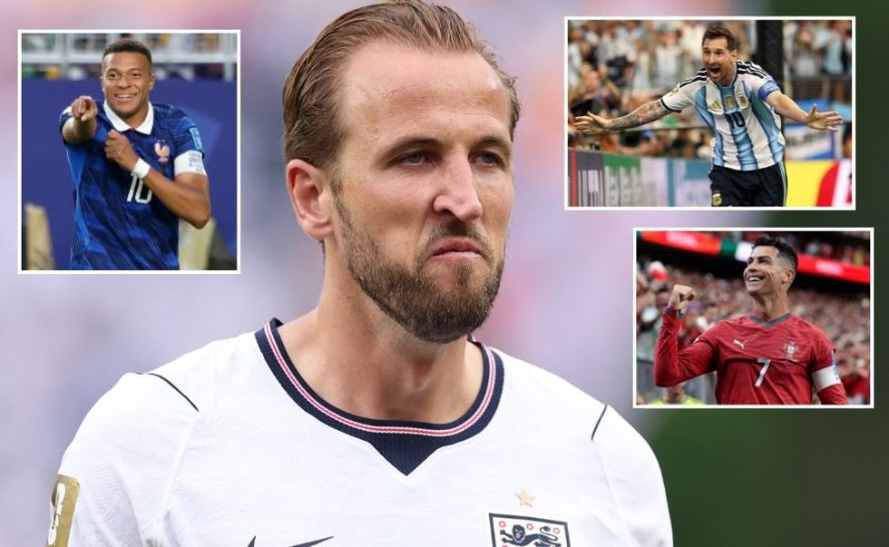 England star Harry Kane is battling the likes of Lionel Messi, Cristiano Ronaldo and Kylian Mbappe for the Golden Boot