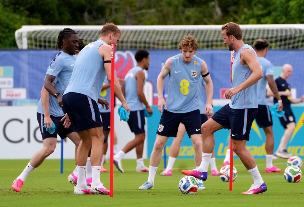 England team training