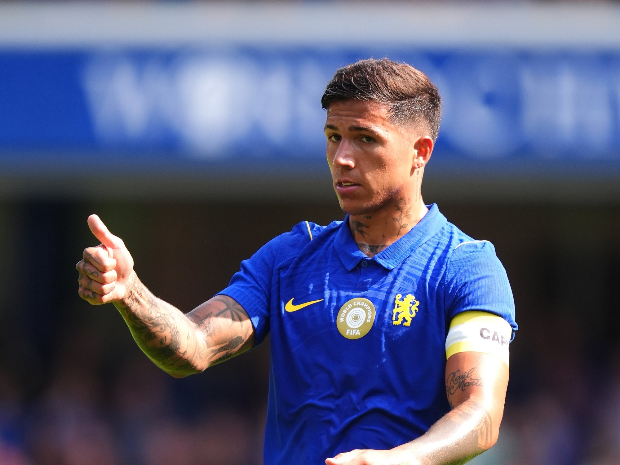 Enzo Fernandez came out to a mixed reception at Stamford Bridge