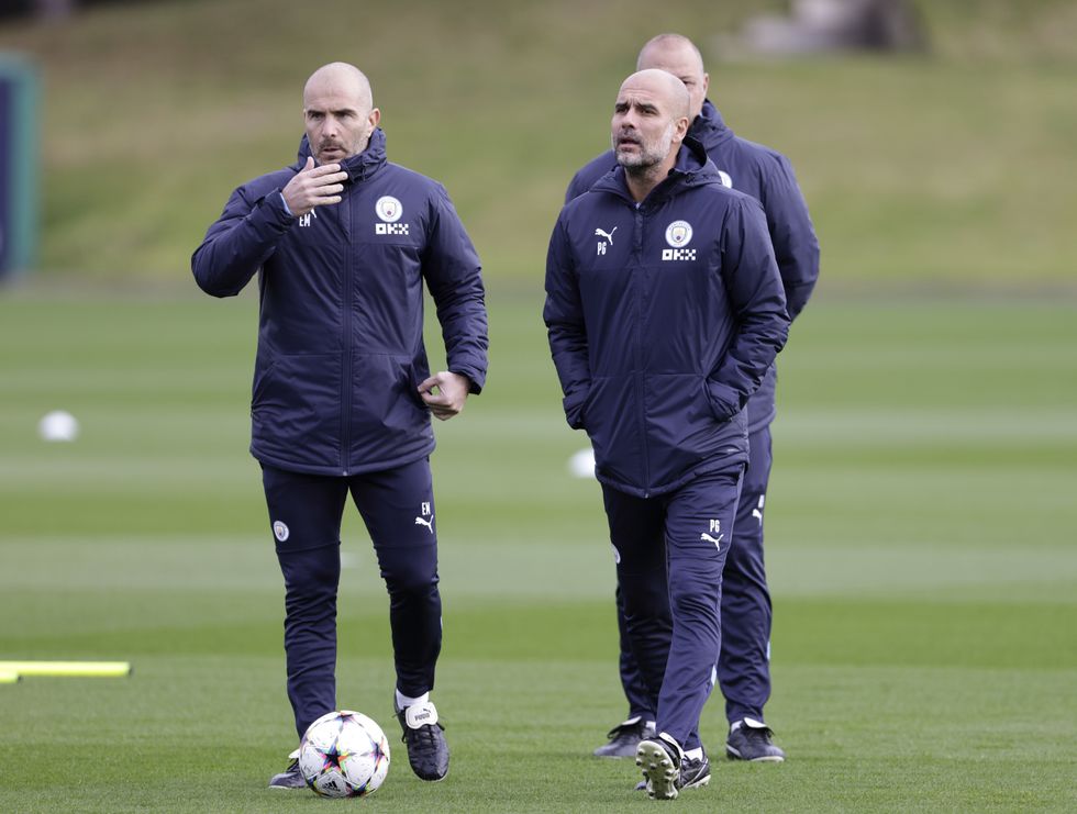 Enzo Maresca worked with Pep Guardiola for one season at Manchester City