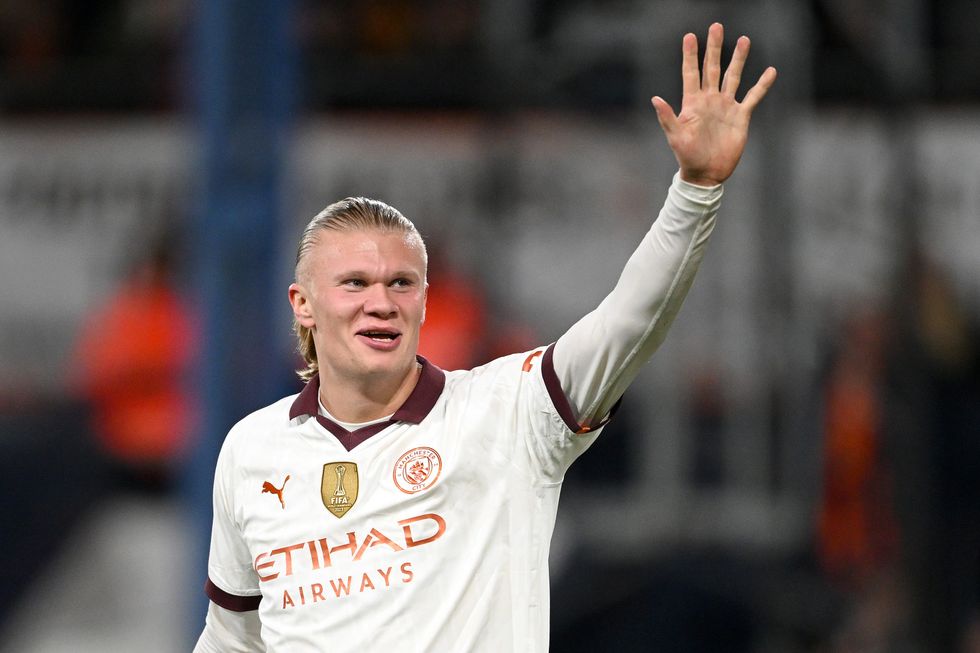 Erling Haaland scored five goals