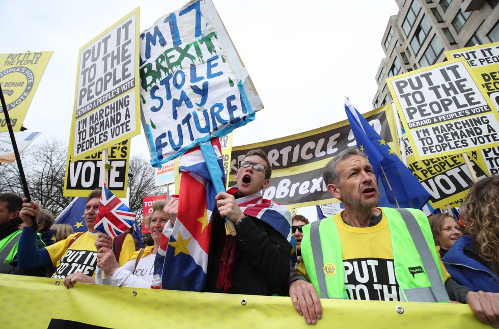 EU figures supported a second referendum on Brexit