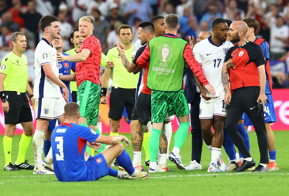 Euro 2024 England Declan Rice Slovakia
