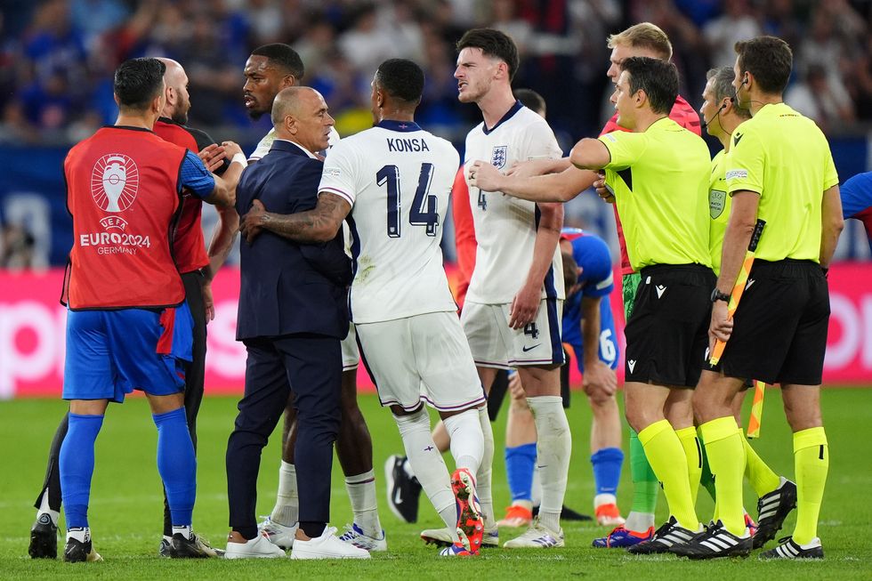 Euro 2024 England Slovakia Declan Rice