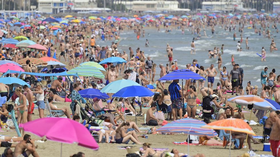 European beach