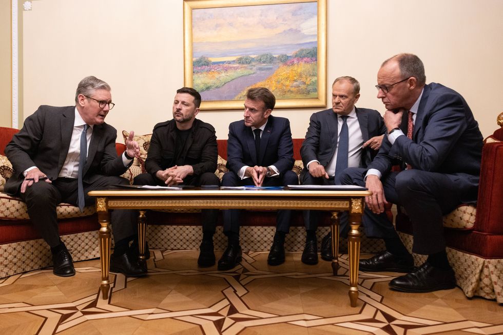 European leaders in Kyiv