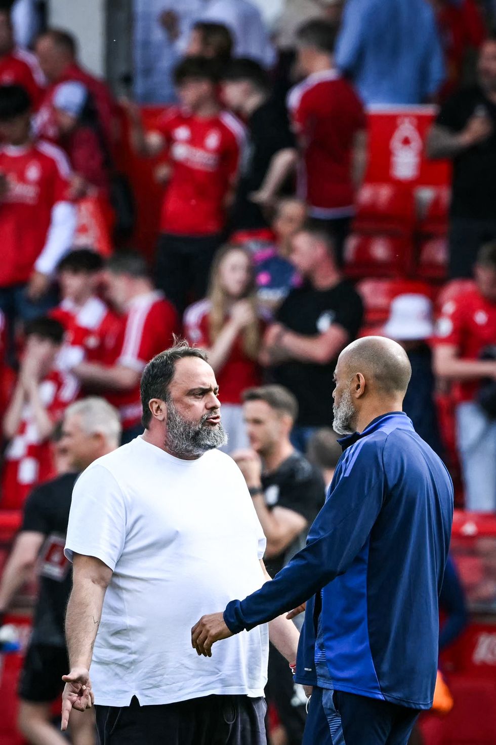 Evangelos Marinakis and Nuno Espirito Santo
