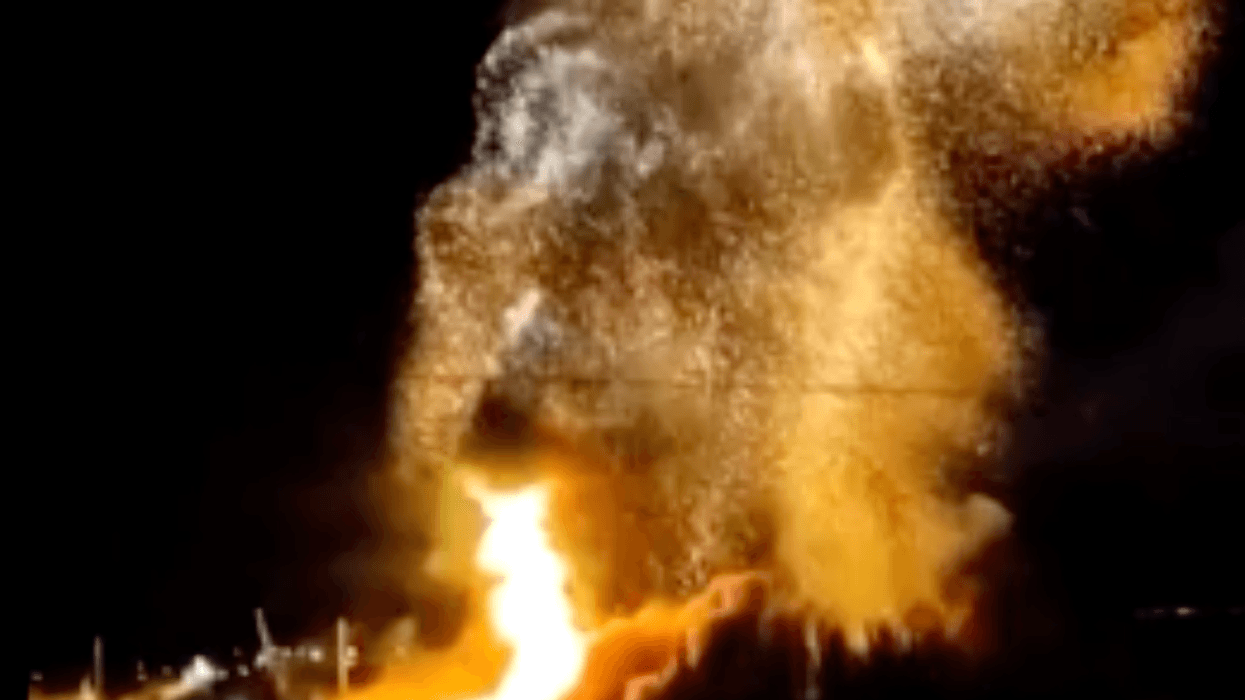 Explosion in crimea