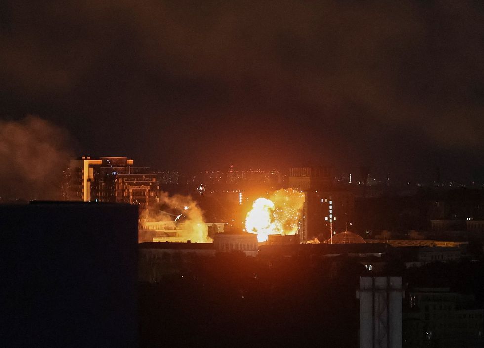Explosion in Kyiv, Ukraine