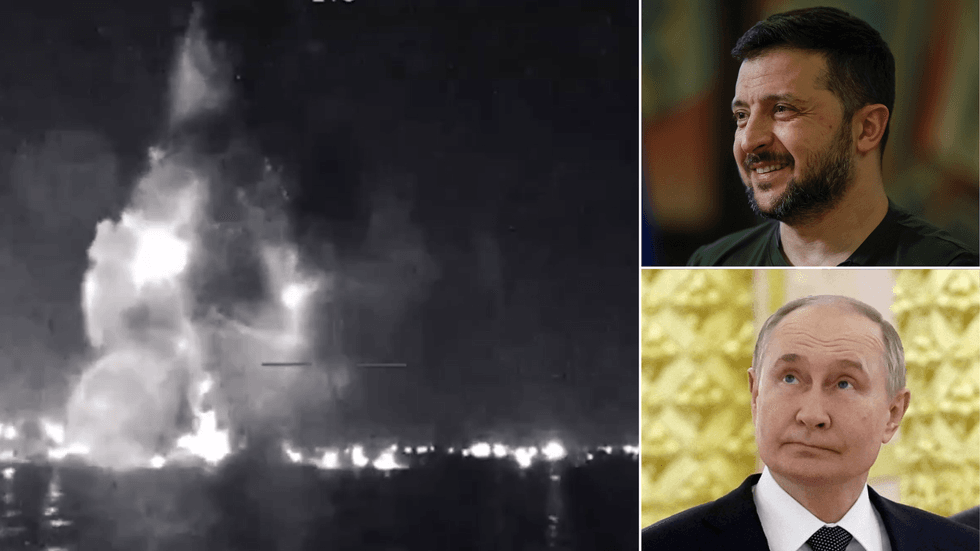 Explosion/Zelensky/Putin