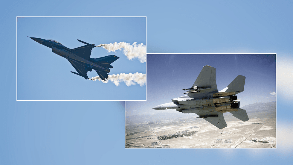F15 and F16 jets
