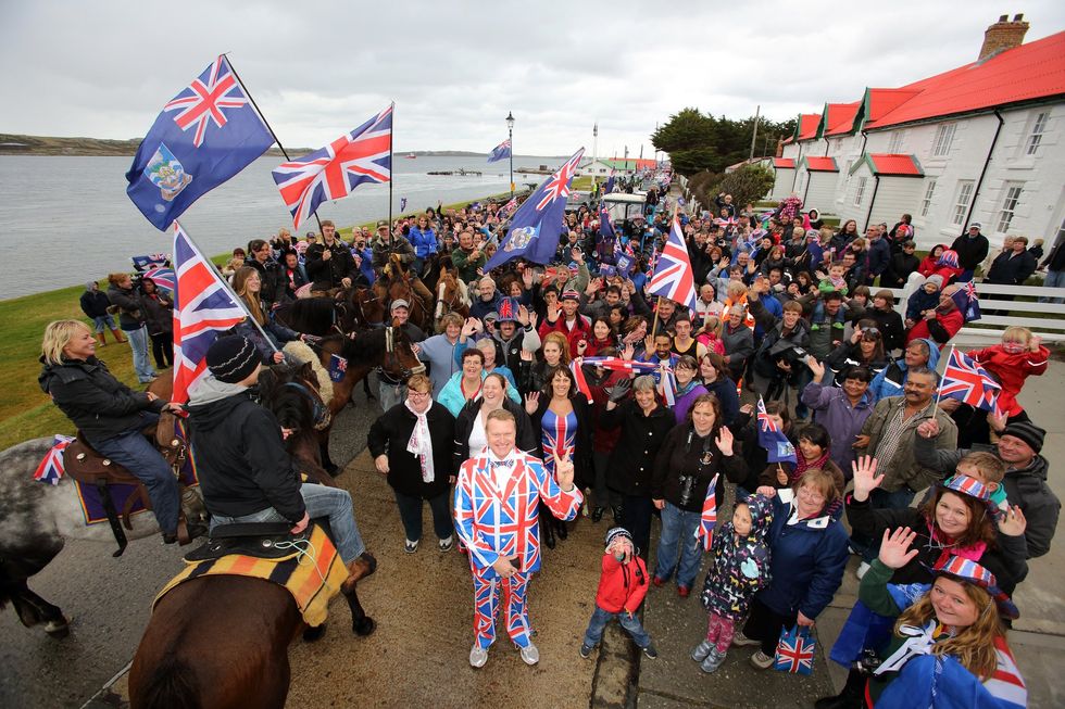 Falkland Islands natives \u200bcelebrate after their 2013 referendum only further confirmed their Britishness